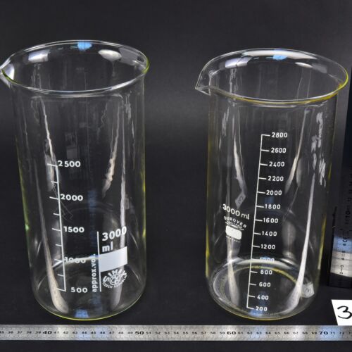 SIMAX és DUROVER főzőpohárpár, magas forma, 3000 ml – Nr. 3 SIMAX és DUROVER főzőpohárpár, magas forma, 3000 ml – Nr. 3
