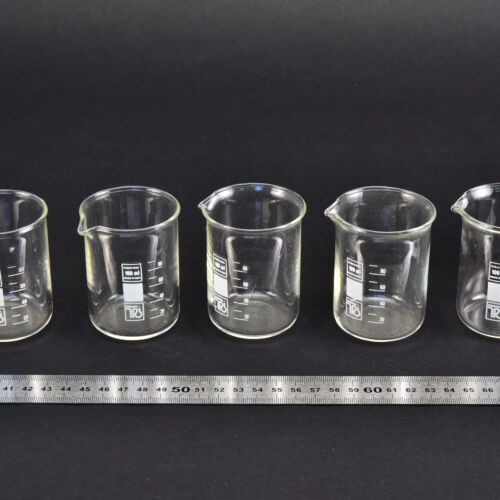 Ötdarabos RASOTHERM/TGI főzőpohárkészlet, alacsony forma, 100 ml – Nr. 1 Ötdarabos RASOTHERM/TGI főzőpohárkészlet, alacsony forma, 100 ml – Nr. 1