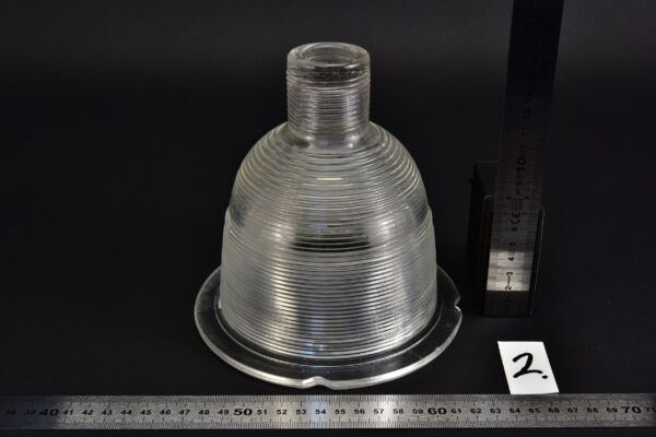 Ribbed Fresnel glass lamp shade – No. 2