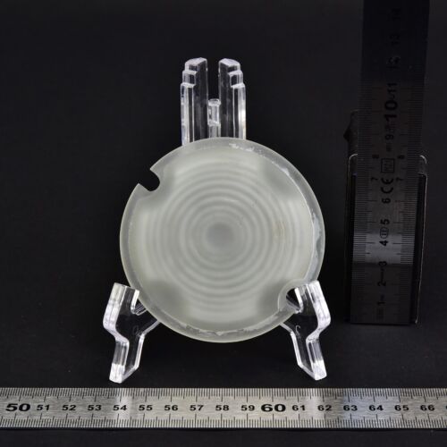 Frosted glass lens with a concentric pattern Frosted glass lens with a concentric pattern