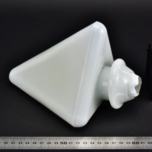 White triangular-pyramidal glass blank White triangular-pyramidal glass blank