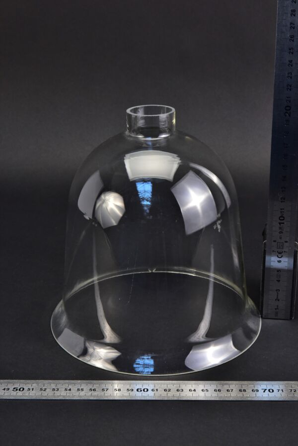 Laboratory glass bell with short top neck Laboratory glass bell with short top neck