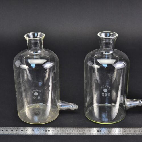 Kétdarabos ERGON alsó oldalcsöves laborpalackkészlet, 500 ml – Nr. 1 Kétdarabos ERGON alsó oldalcsöves laborpalackkészlet, 500 ml – Nr. 1