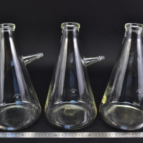 Set of three DUROVER filtering / Büchner flasks, 2000 ml – No. 4 Set of three DUROVER filtering / Büchner flasks, 2000 ml – No. 4