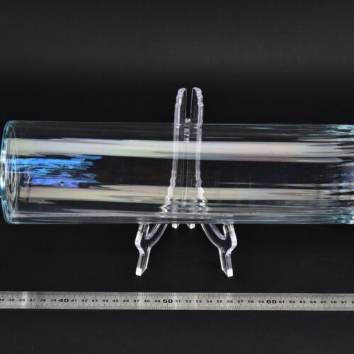 Clear longitudinally ribbed glass blank – No. 1