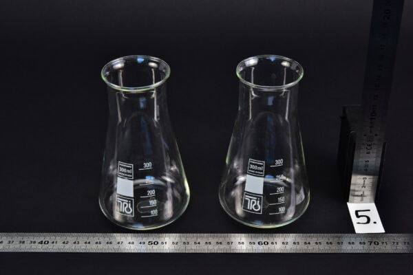 RASOTHERM széles szájú Erlenmeyer-lombikpár, 300 ml – Nr. 5