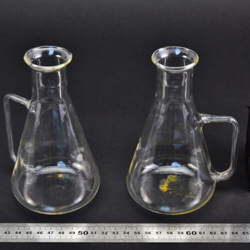 Kétdarabos ERGON oldalsó csőhurkos Erlenmeyer-lombik-készlet, 300 ml