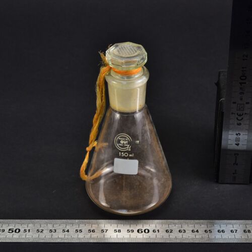 QUICKFIT üvegdugós Erlenmeyer-lombik, 150 ml
