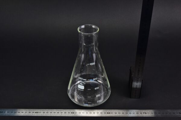 DUROVER széles szájú Erlenmeyer-lombik, 1000 ml