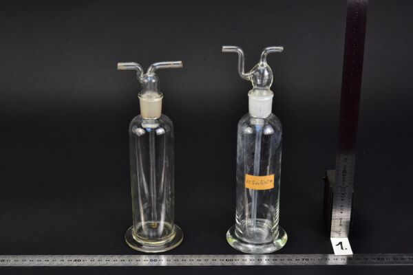 Talpas laboratóriumi gázmosópalack-pár – Nr. 1