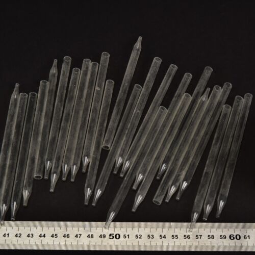 Laboratory glass tubes with tapered tips – assorted set Laboratory glass tubes with tapered tips – assorted set