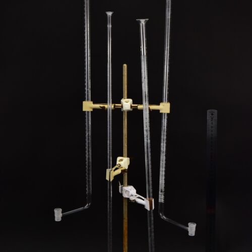 Long glass burettes with offset stopcocks – set of four – No. 9 Long glass burettes with offset stopcocks – set of four – No. 9