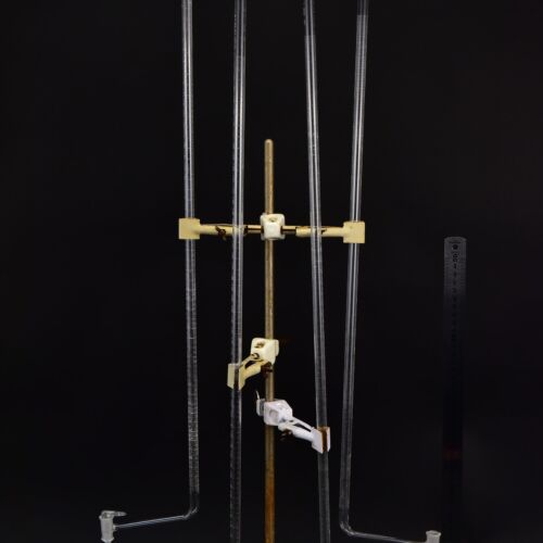 Long glass burettes with offset stopcocks – set of four – No. 11 Long glass burettes with offset stopcocks – set of four – No. 11