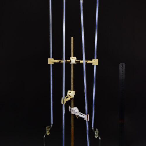 Long glass burettes with offset stopcocks – set of four – No. 13 Long glass burettes with offset stopcocks – set of four – No. 13