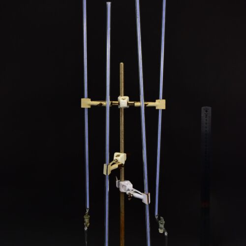Long glass burettes with bottom stopcocks – set of four – No. 14 Long glass burettes with bottom stopcocks – set of four – No. 14