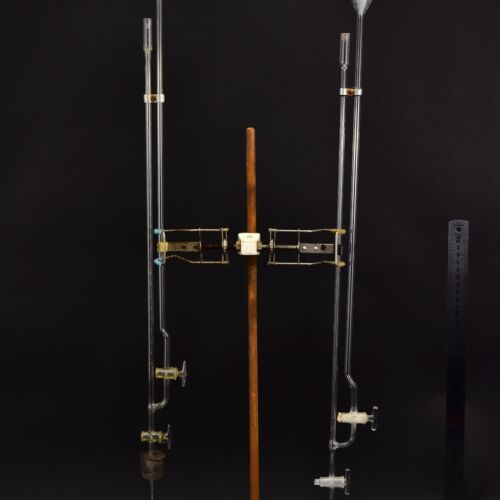 Tartályos, kétcsapos laboratóriumi büretták – kétdarabos készlet – Nr. 1 Tartályos, kétcsapos laboratóriumi büretták – kétdarabos készlet – Nr. 1