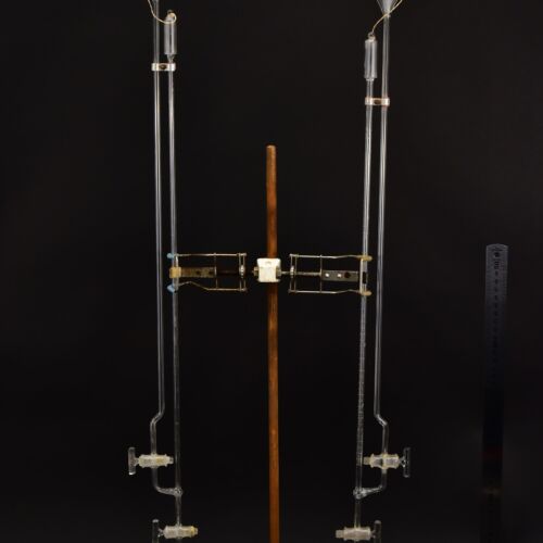 Tartályos, kétcsapos laboratóriumi büretták – kétdarabos készlet – Nr. 7 Tartályos, kétcsapos laboratóriumi büretták – kétdarabos készlet – Nr. 7