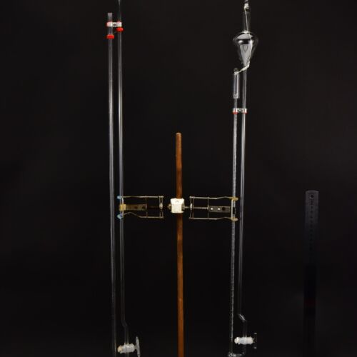 Tartályos, kétcsapos laboratóriumi büretták – kétdarabos készlet – Nr. 12 Tartályos, kétcsapos laboratóriumi büretták – kétdarabos készlet – Nr. 12