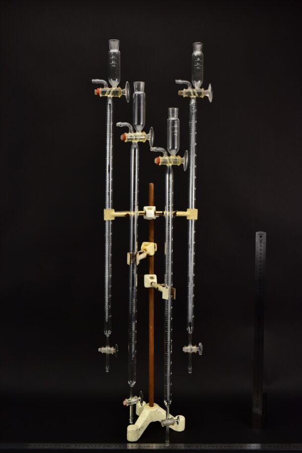 Bunte-type gas burettes – set of four