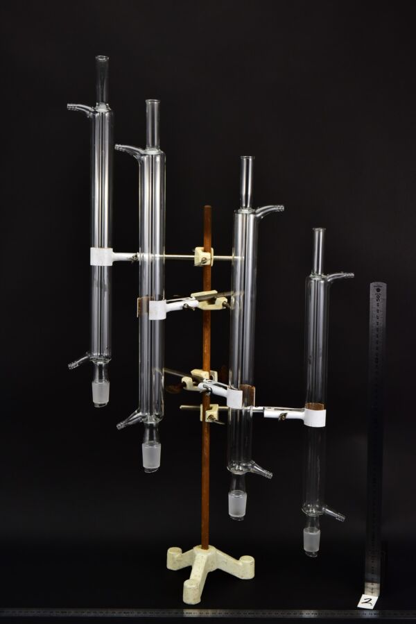 Straight Liebig condensers – set of four – No. 2 Straight Liebig condensers – set of four – No. 2