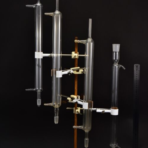 Straight Liebig condensers – set of four – No. 4 Straight Liebig condensers – set of four – No. 4