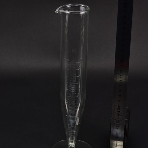 Conical glass rain gauge with 0–10 mm graduations – No. 3