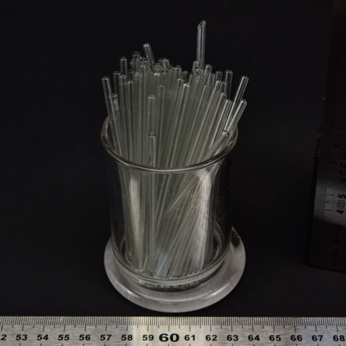 Short straight laboratory glass tubes – mixed set Short straight laboratory glass tubes – mixed set