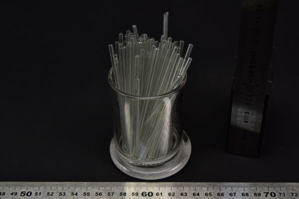 Short straight laboratory glass tubes – mixed set