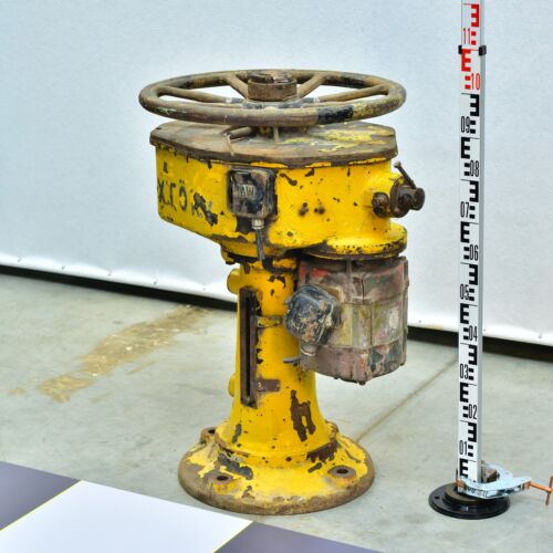 Large Squat Valve-Operating Handwheel with Electric Servo from a Power-Station Boiler Hall – No. 1