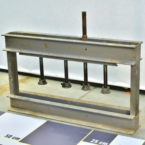Four-Spindle Veneer Press Frame from a Woodworking Shop – 1960s – No. 1 Four-Spindle Veneer Press Frame from a Woodworking Shop – 1960s – No. 1