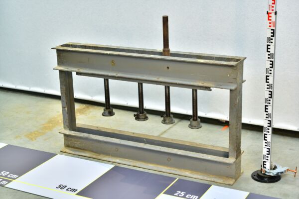 Four-Spindle Veneer Press Frame from a Woodworking Shop – 1960s – No. 1