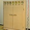 Seven-Gauge Steam-Turbine Oil-Pressure Monitoring Cabinet from a Power Station – No. 2 Seven-Gauge Steam-Turbine Oil-Pressure Monitoring Cabinet from a Power Station – No. 2