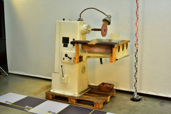 1960s Manual Glass-Grinding and Engraving Machine from a Hollow-Glass Factory – No. 1